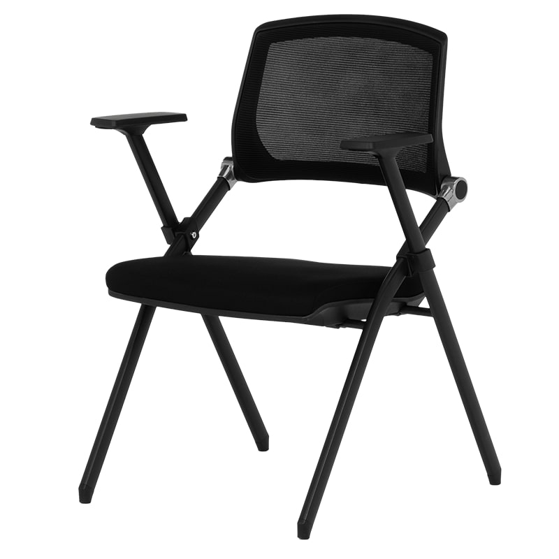 Сгъваем посетителски офис стол Carmen 1706 черен